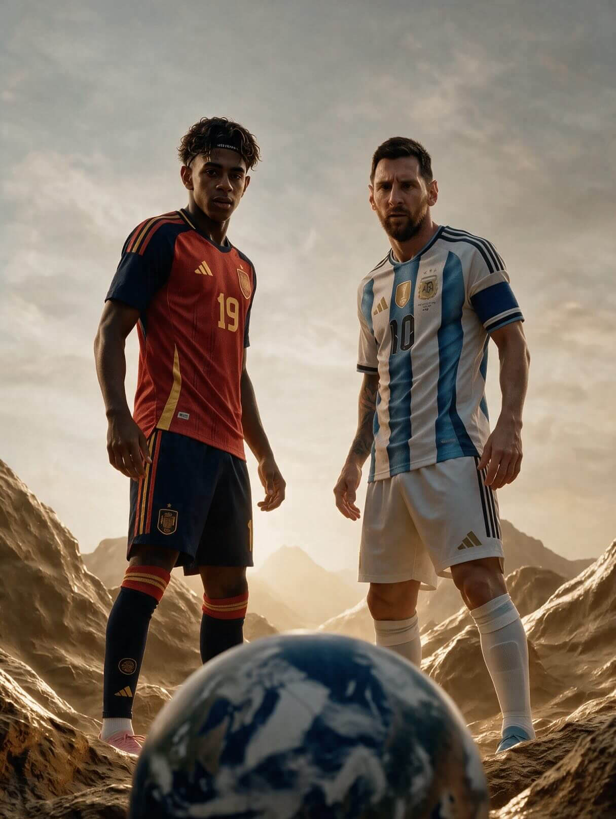 Spain vs Argentina, who will win — sports reel produced with AI by Kutlabz